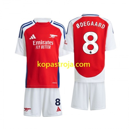 Billiga Fotbollströjor Arsenal Odegaard 8 Barn Hemma tröja 2024/25 Kortärmad